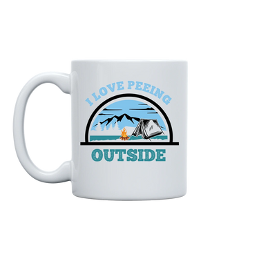 I Love Peeing Outside 11oz Coffee Mug